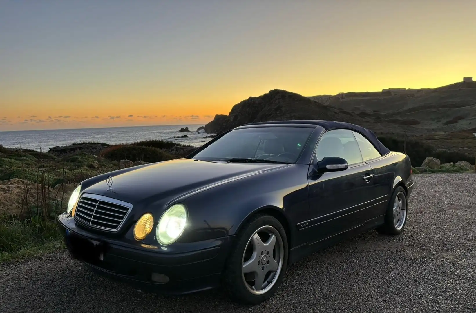 Mercedes-Benz CLK 430 CLK Cabrio 430 Elegance Modrá - 1