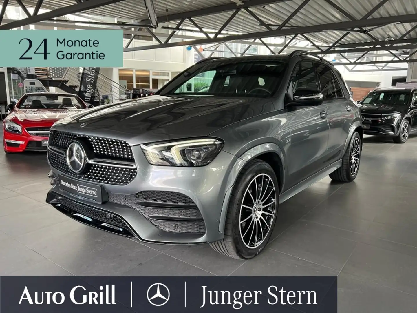 Mercedes-Benz GLE 400 d 4M AMG Airmatic HeadUp NaviAR Pano Burm Grau - 2