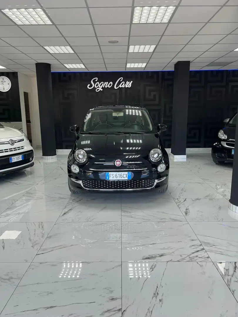 Fiat 500 500 1.2 Collezione easypower Gpl 69cv Zwart - 1