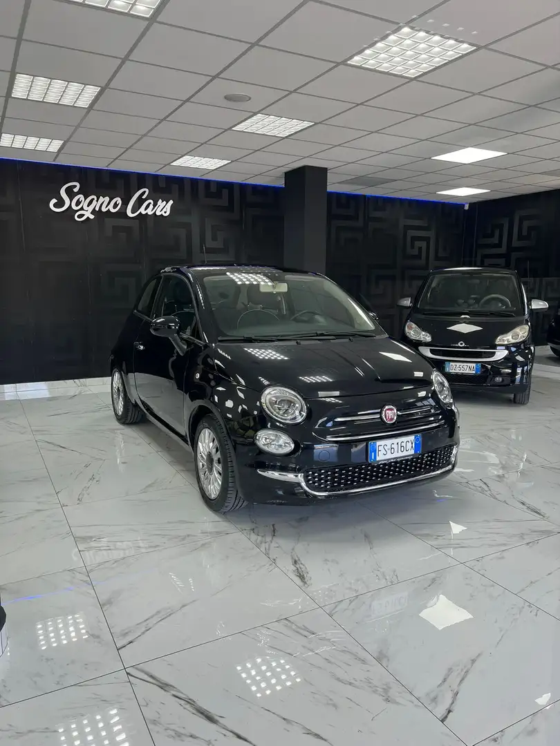 Fiat 500 500 1.2 Collezione easypower Gpl 69cv Zwart - 2