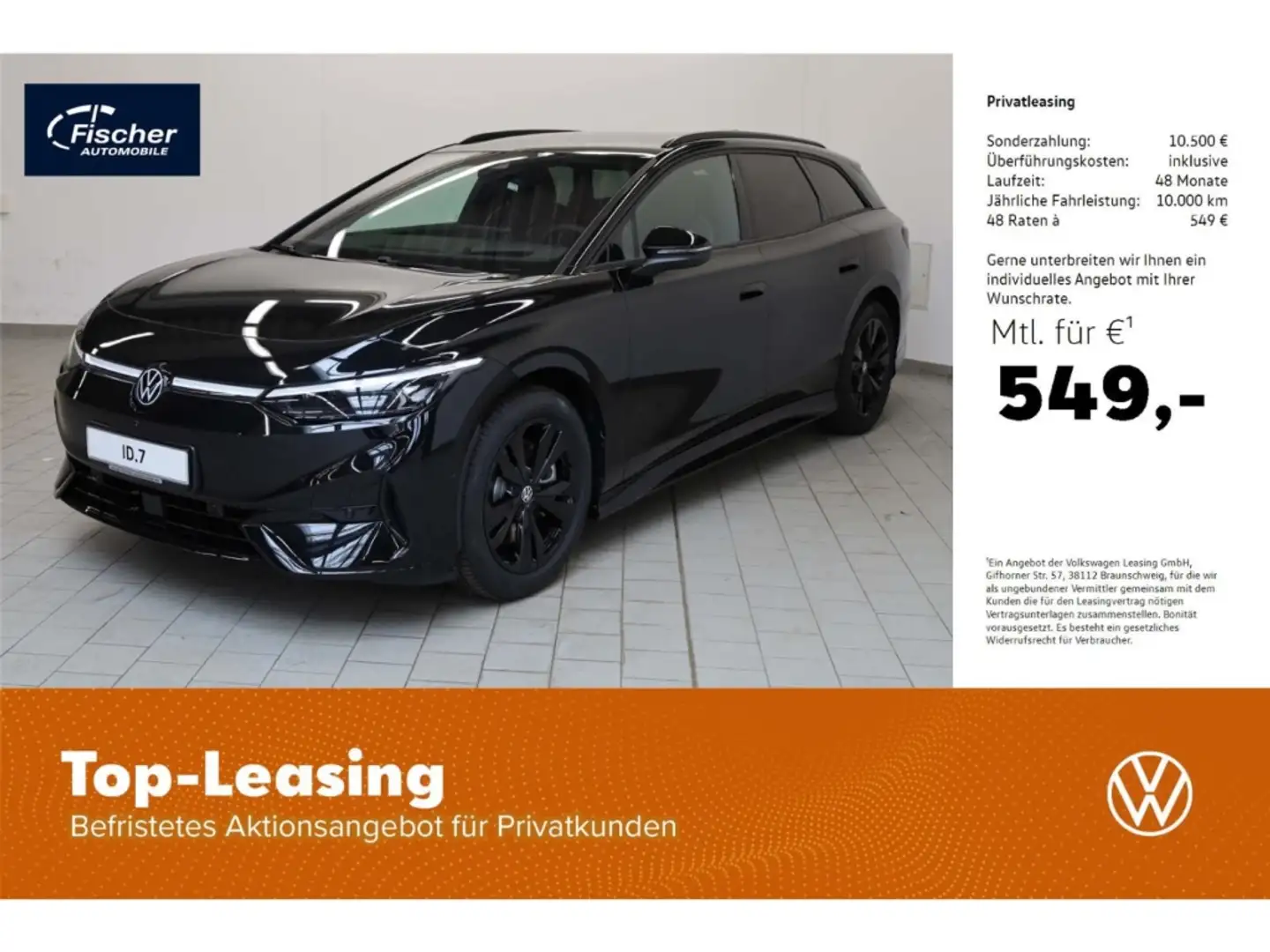 Volkswagen ID.7 Tourer Elektro Pro 77 kWh Schwarz - 1