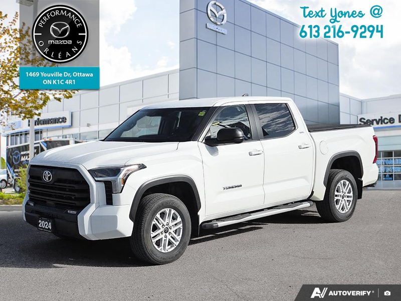 White 2024 Toyota Tundra Pickup Truck Four-Wheel Drive Automatic