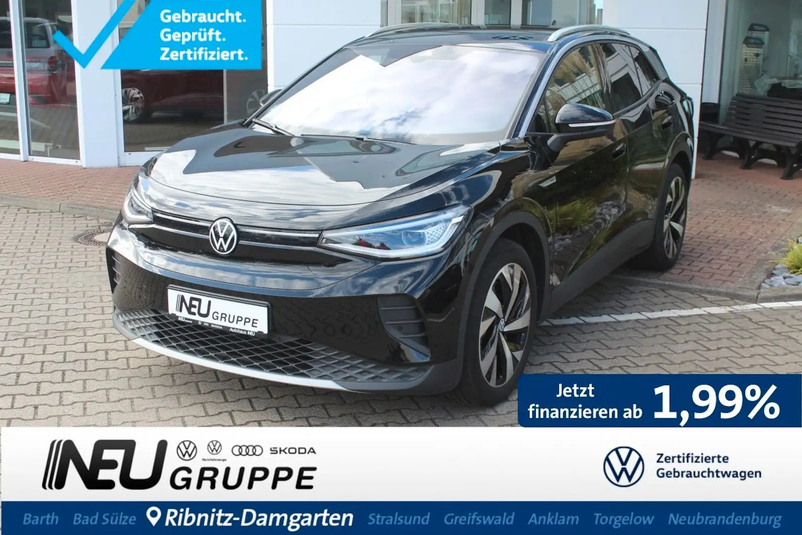 Volkswagen ID.4 Pro HuD el. Sitze Side Assist Schwarz - 1