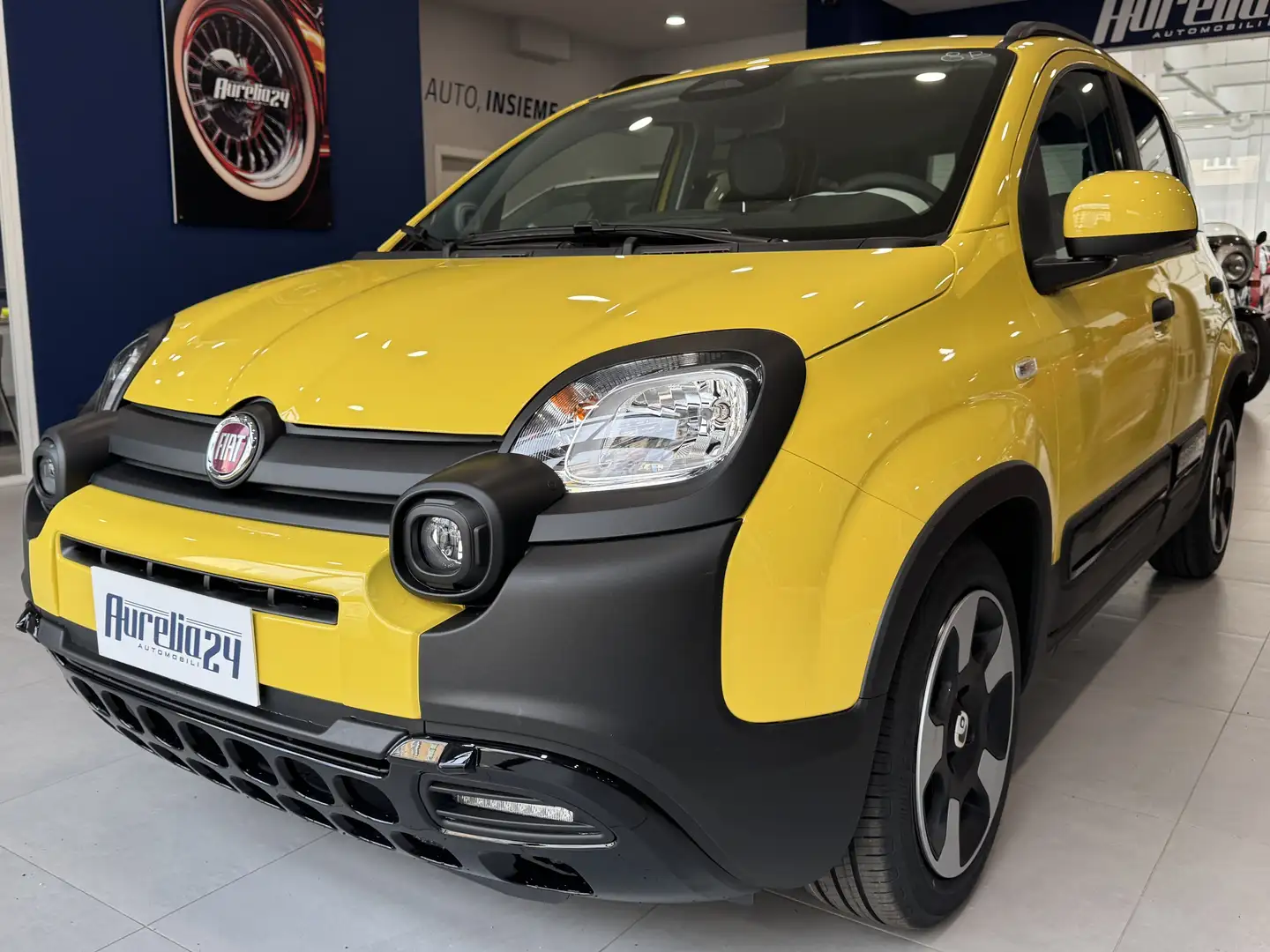 Fiat Panda Panda 1.0 firefly hybrid CROSS Geel - 1