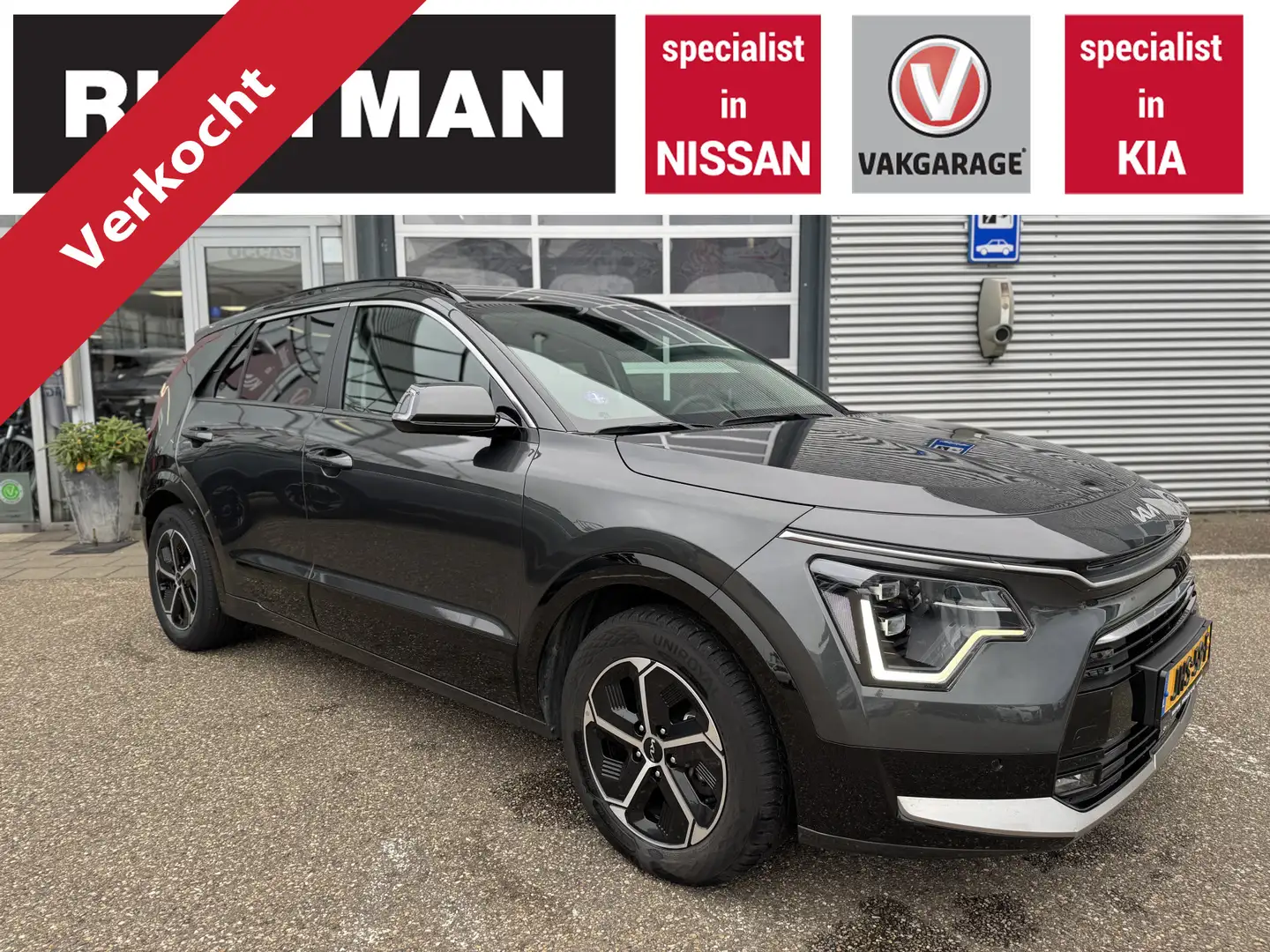 Kia Niro 1.6 GDi Hybrid DynamicPlusLine Grijs - 1