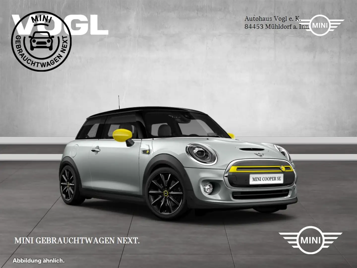 MINI Cooper SE 3-Türer Head-Up Navi HiFi Silber - 1