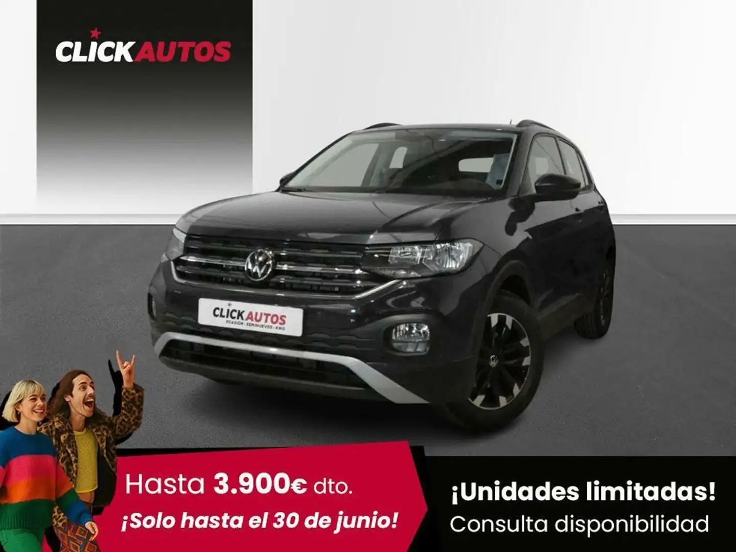 Volkswagen T-Cross 1.0 TSI Advance 81kW Schwarz - 1