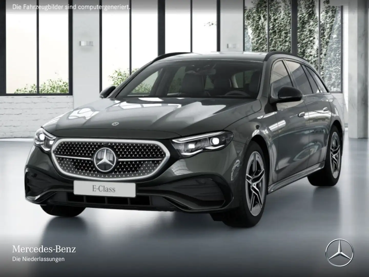 Mercedes-Benz E 200 T Edition AMG-Line Sportpaket Night AMG 19" Grau - 2