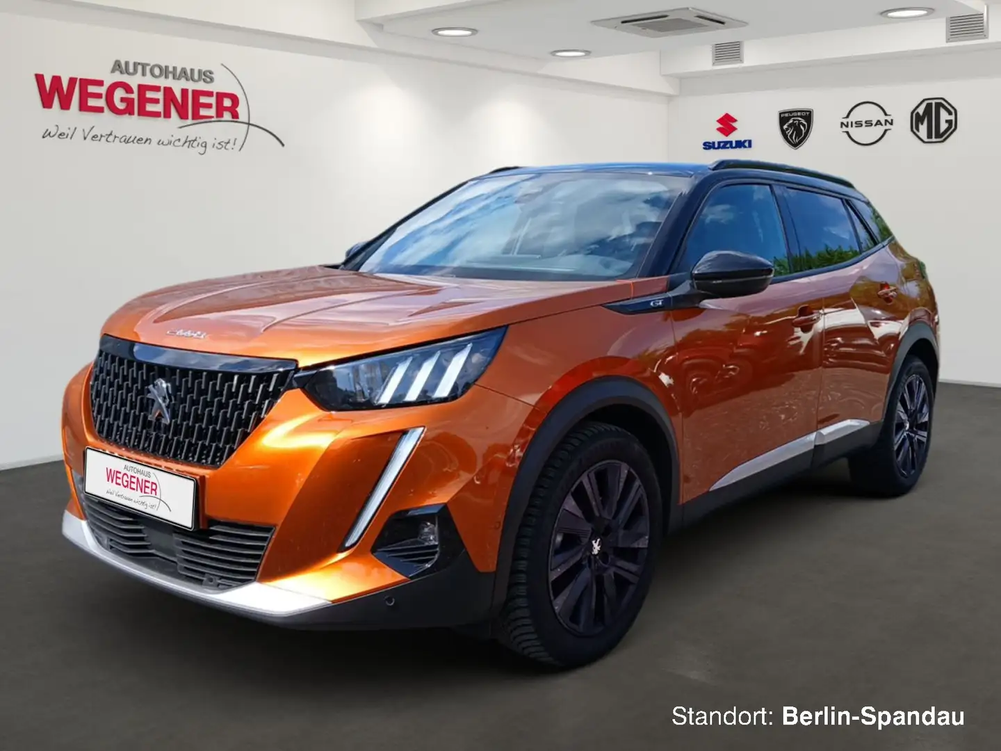 Peugeot 2008 GT 155 THP PureTech *Allwetter*AHZV*Navi*Ka Orange - 1