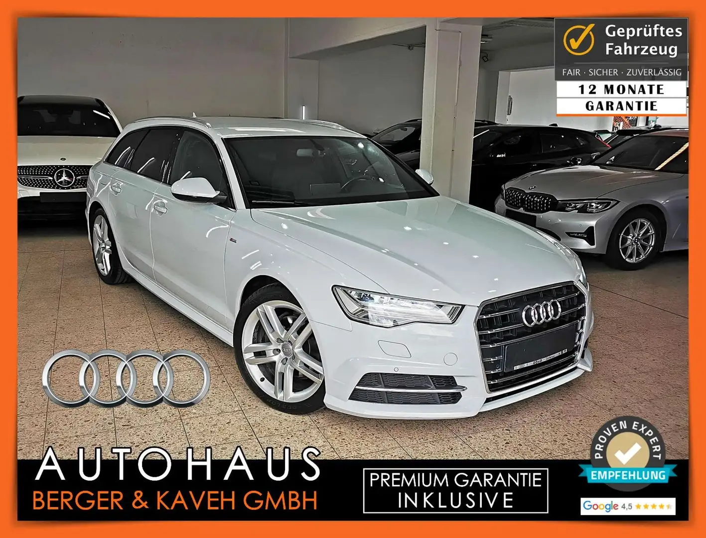Audi A6 ULTRA | S-LINE | MATRIX | AHK +[12M.GARANTIE] Blanc - 1