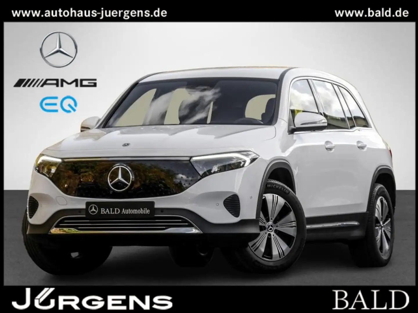 Mercedes-Benz EQB 300 4M Progressive/LED/360°Cam/Ambi/Totw/18" Weiß - 1