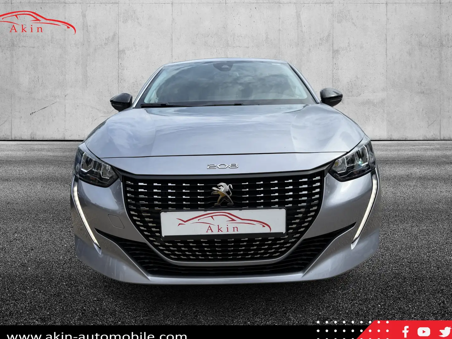 Peugeot 208 Allure Navi LED Leder Carplay PDC Kamera Grijs - 2