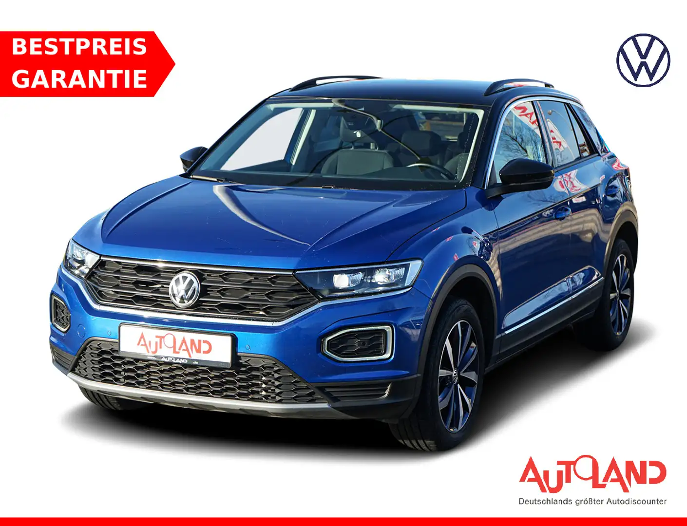Volkswagen T-Roc 1.5 TSI Style AHK LED Navi Kamera LHZ SHZ Bleu - 1