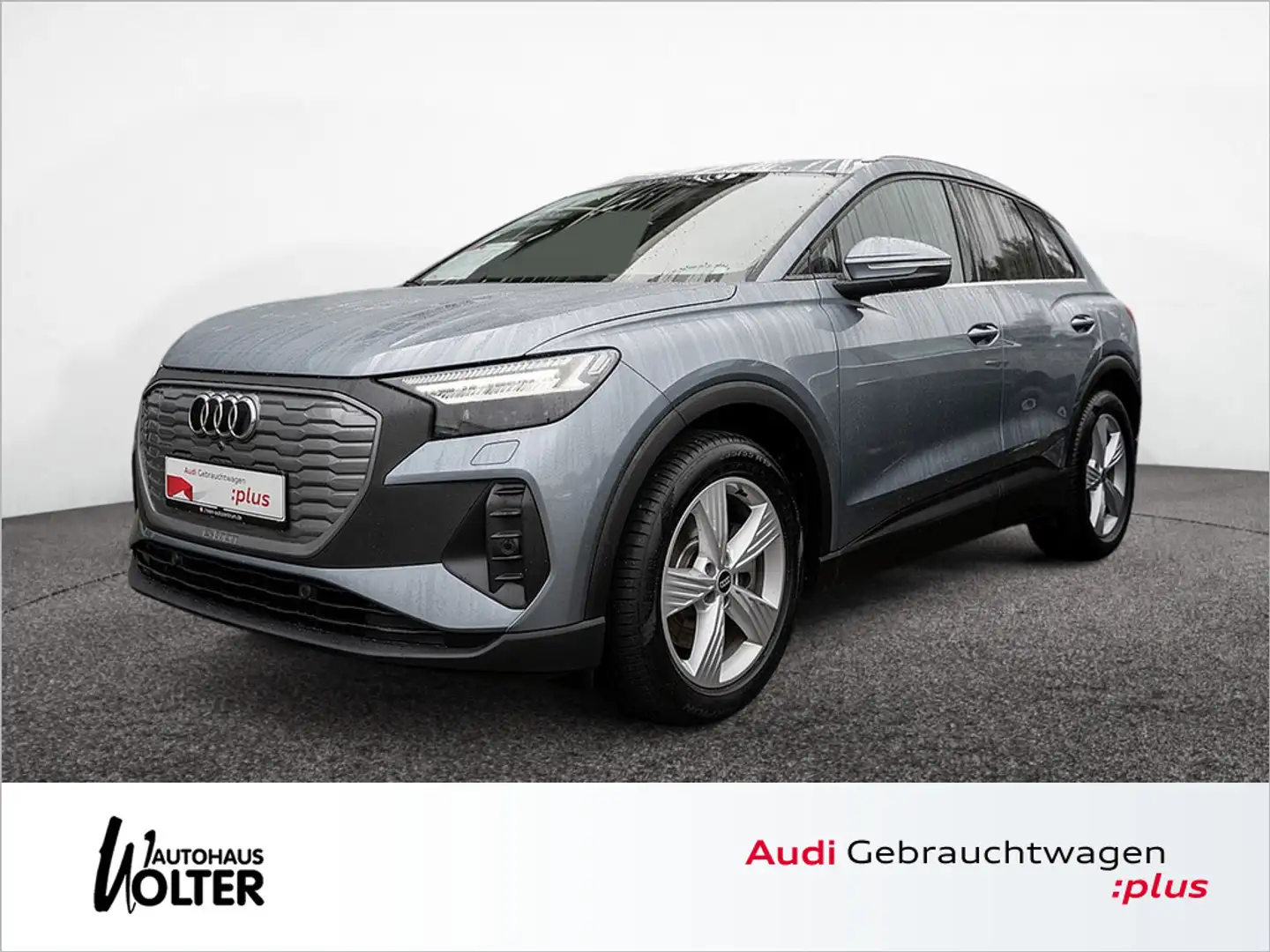 Audi Q4 e-tron 40 e-tron AHK MATRIX KAM LEDER Blau - 1