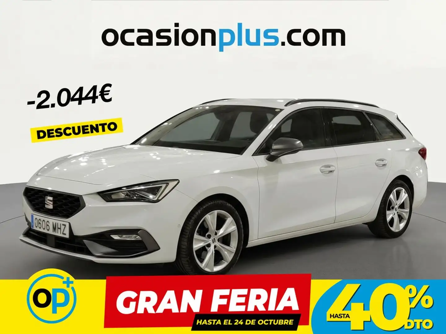 SEAT Leon ST 2.0TDI CR S&S FR XS DSG-7 150 Blanco - 1
