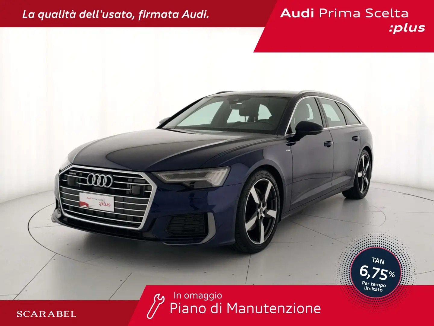 Audi A6 avant 50 3.0 tdi mhev business sport quattro tiptr Kék - 1