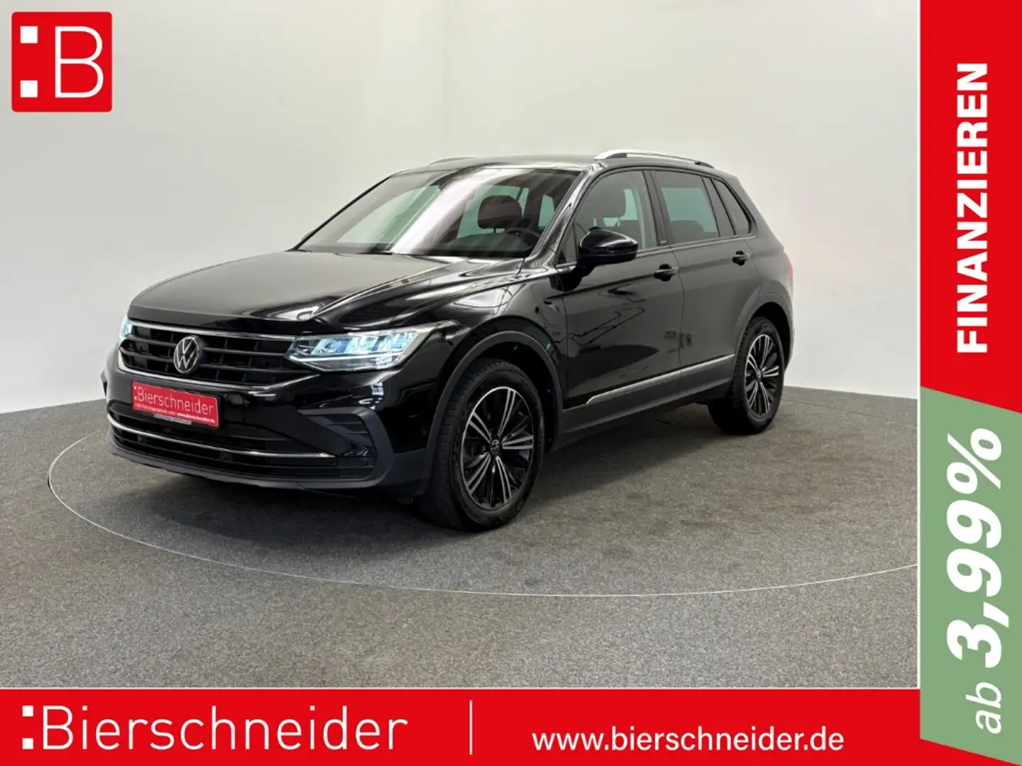 Volkswagen Tiguan 2.0 TDI DSG Active DIGITAL COCKPIT LED AHK NAVI PD Schwarz - 1