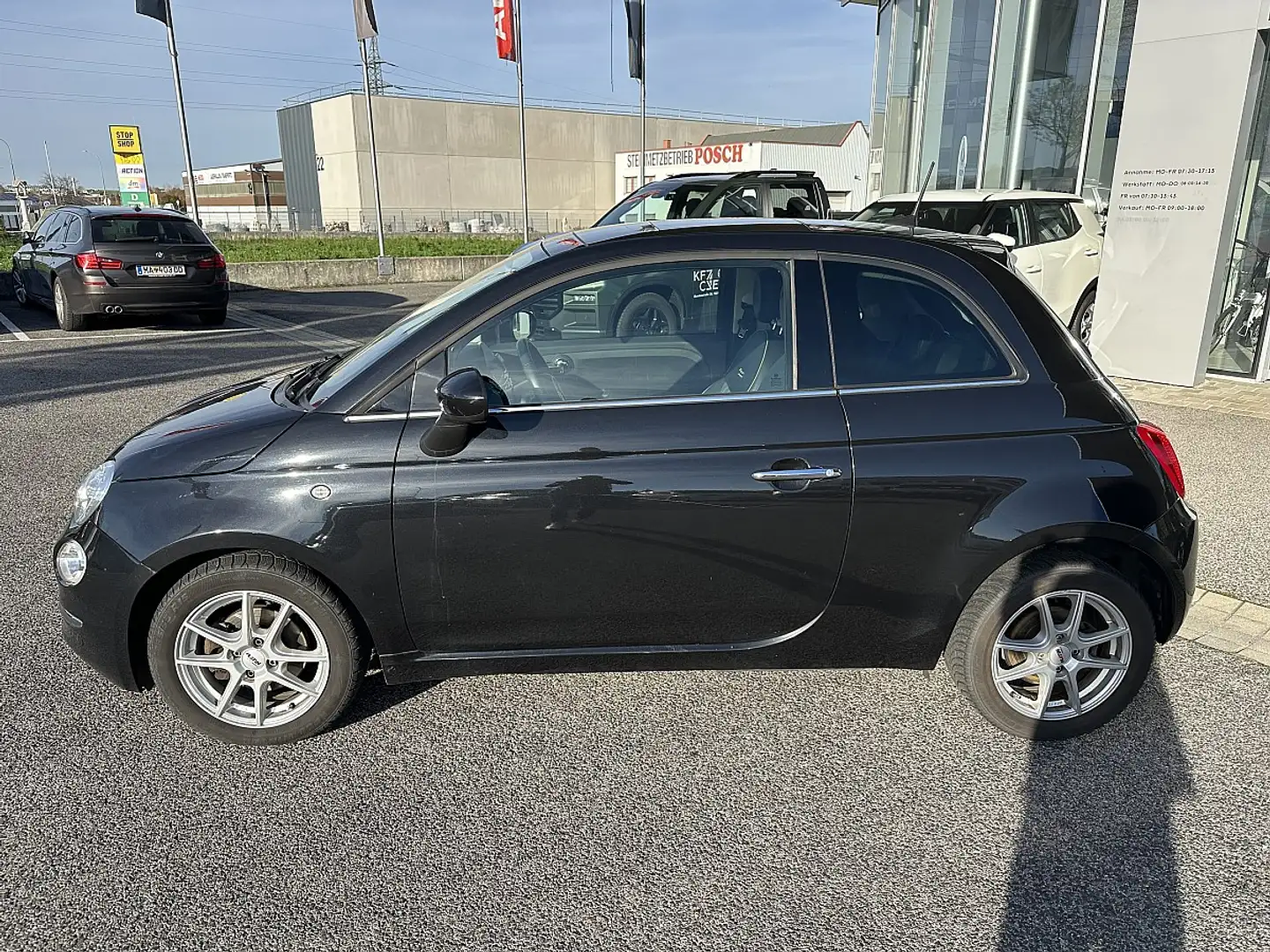 Fiat 500 0,9 TwinAir Turbo 105 Lounge Schwarz - 2