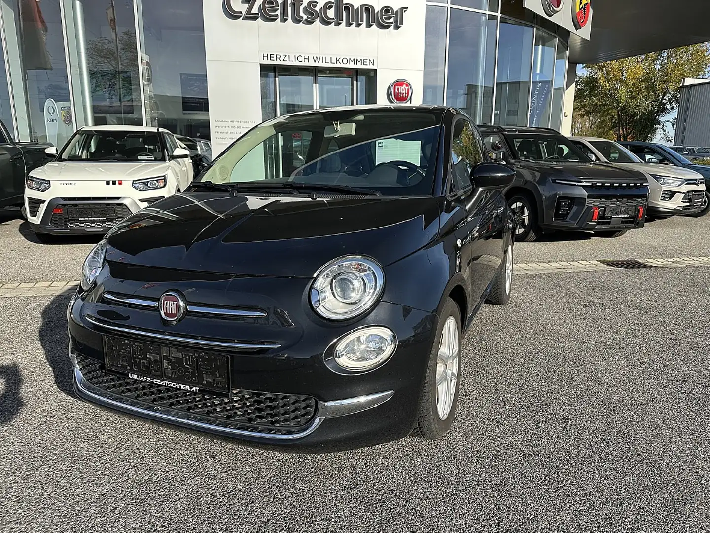 Fiat 500 0,9 TwinAir Turbo 105 Lounge Schwarz - 1
