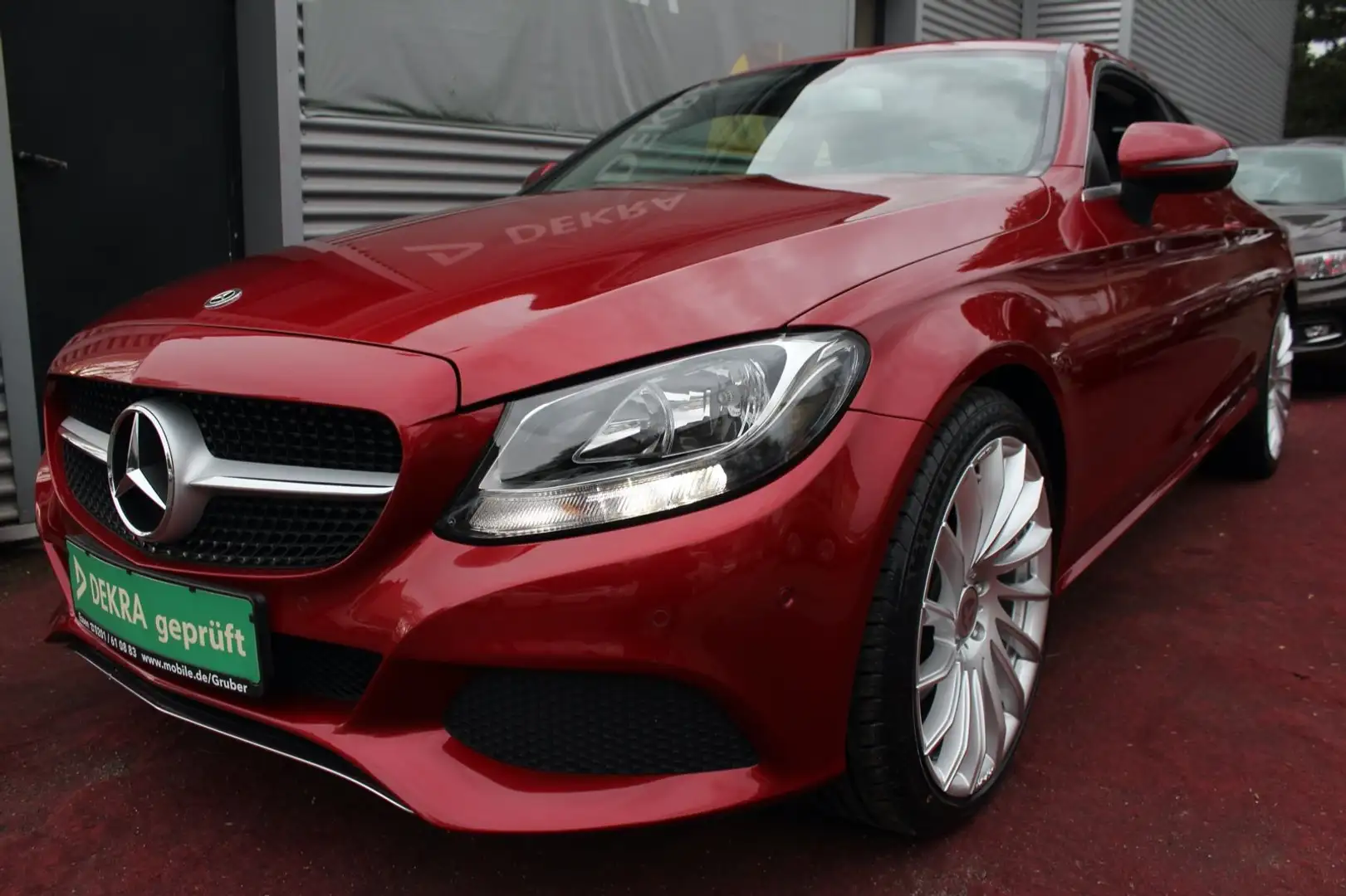 Mercedes-Benz C 200 COUPE AUTOMATIK NAVI KAMERA PDC ALU Rosso - 1