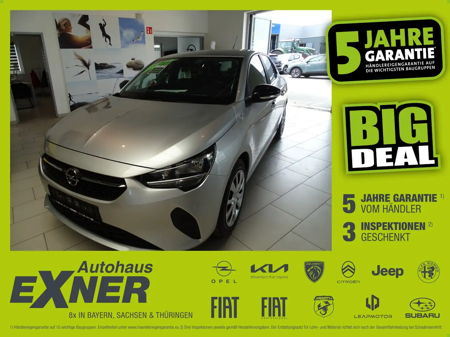 Opel Corsa 1.2 EDITION inkl. 5 Jahre Garantie (G5) Silber - 1