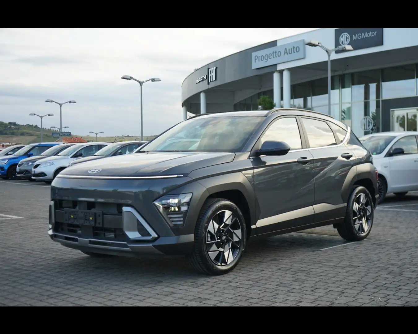 Hyundai KONA 1.0 T-GDI Hybrid 48V iMT XLine Plus Grau - 1
