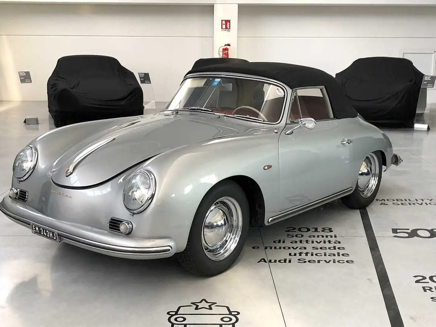 Porsche 356 A CABRIOLET 1600 Срібний - 1