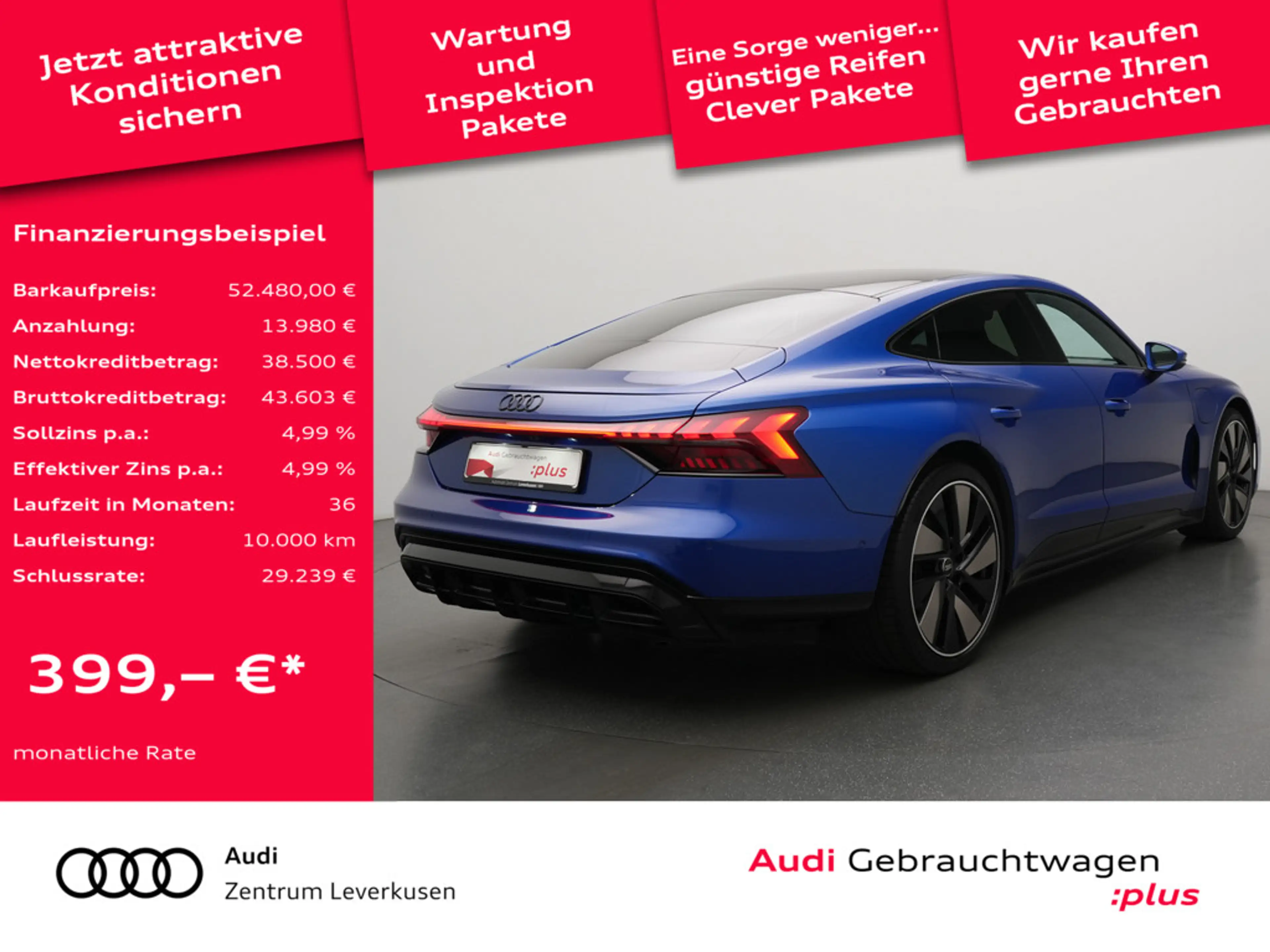 Audi e-tron GT PANO MATRIX ACC CARBON NAVI B&O KAM — photo 2