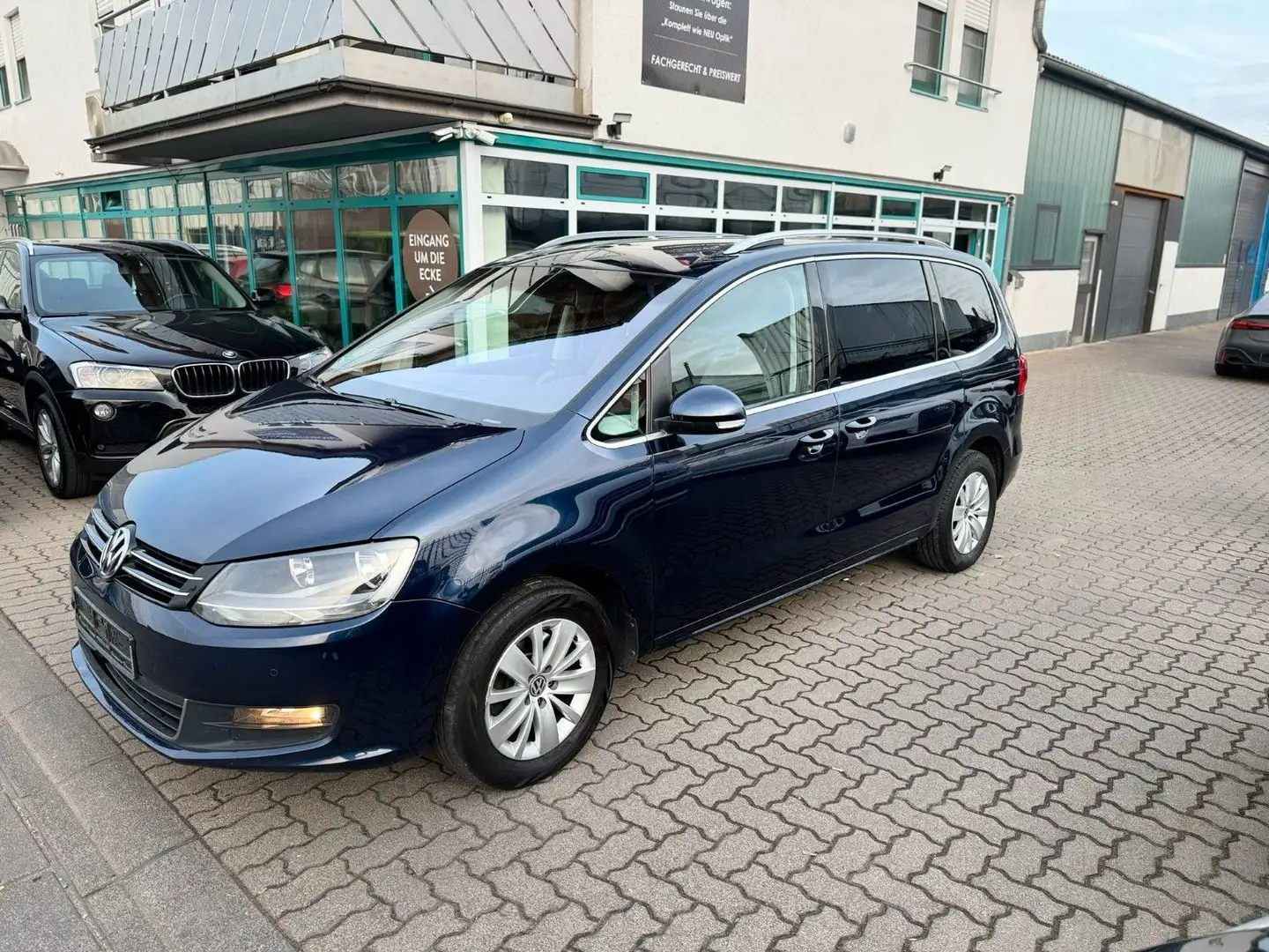 Volkswagen Sharan 2,0TDI BMT*PANO*7-SITZE*TEMPOMAT*EURO6* Azul - 2