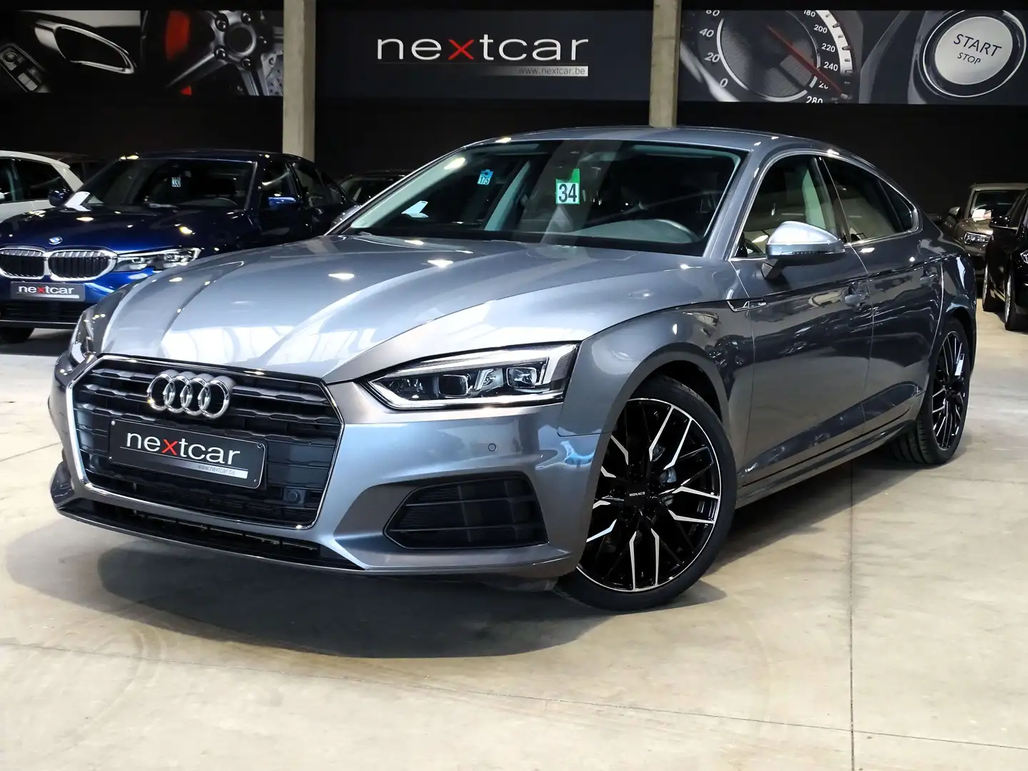 Audi A5 SB 35TDi STronic EUR6dT *CUIR-MATRIX-CRUISE* Grau - 1
