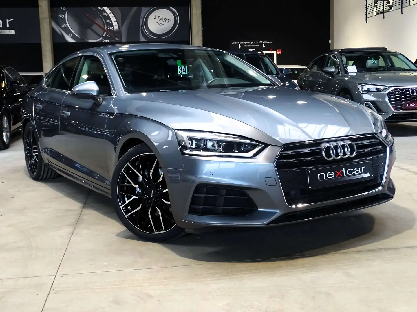 Audi A5 SB 35TDi STronic EUR6dT *CUIR-MATRIX-CRUISE* Grau - 2