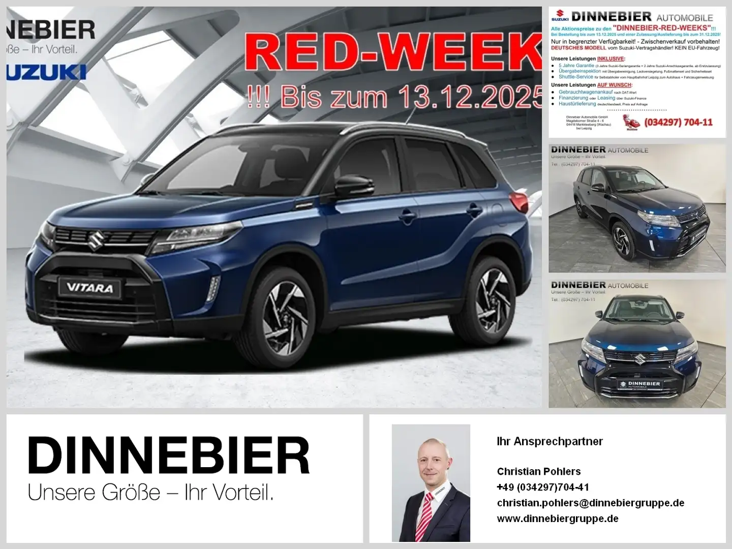 Suzuki Vitara Comfort+ (MT) *5 Jahre Garantie* Schwarz - 1