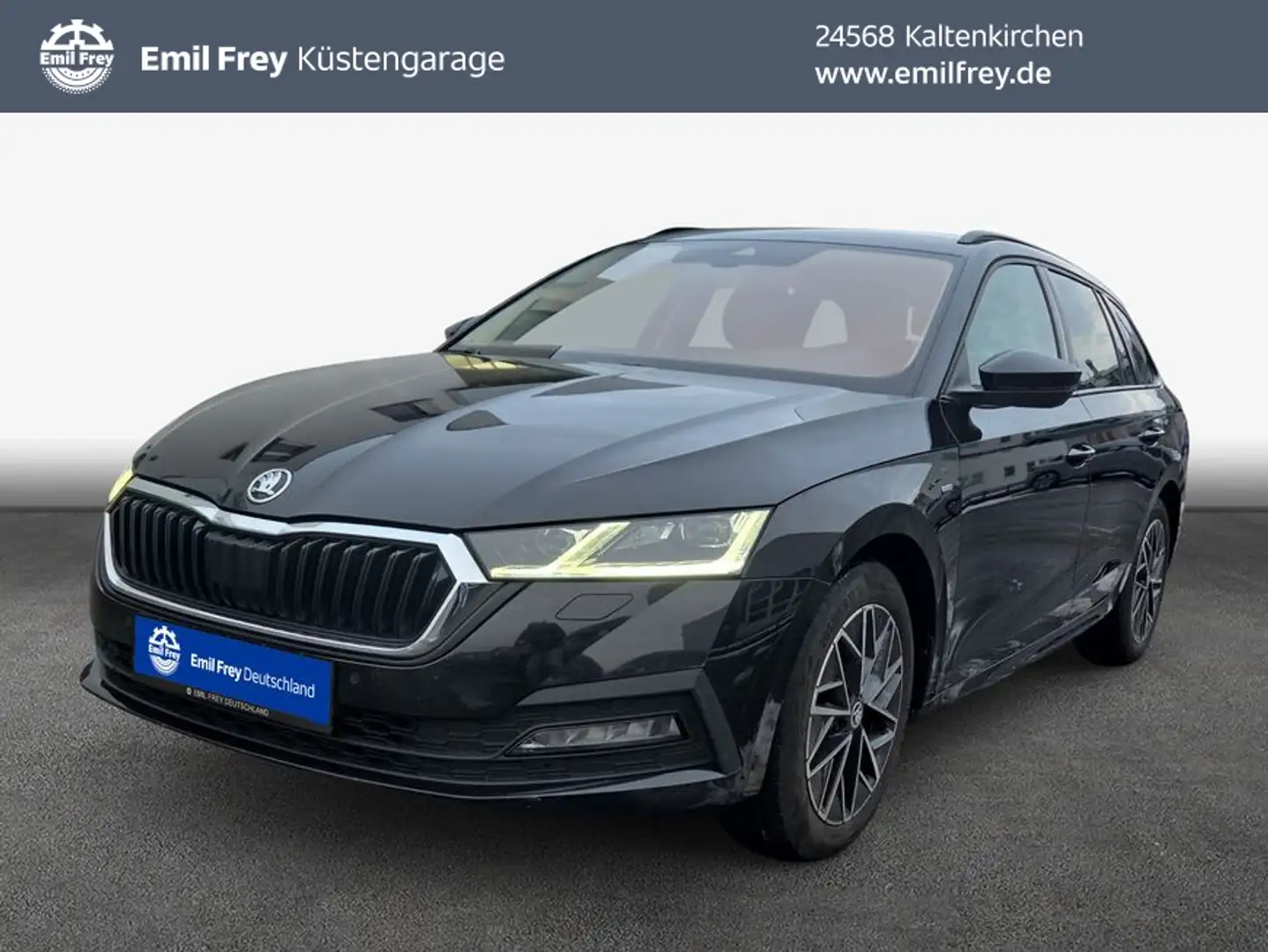 Skoda Octavia Combi 1.5TSI Clever RFK Navi LED Noir - 1