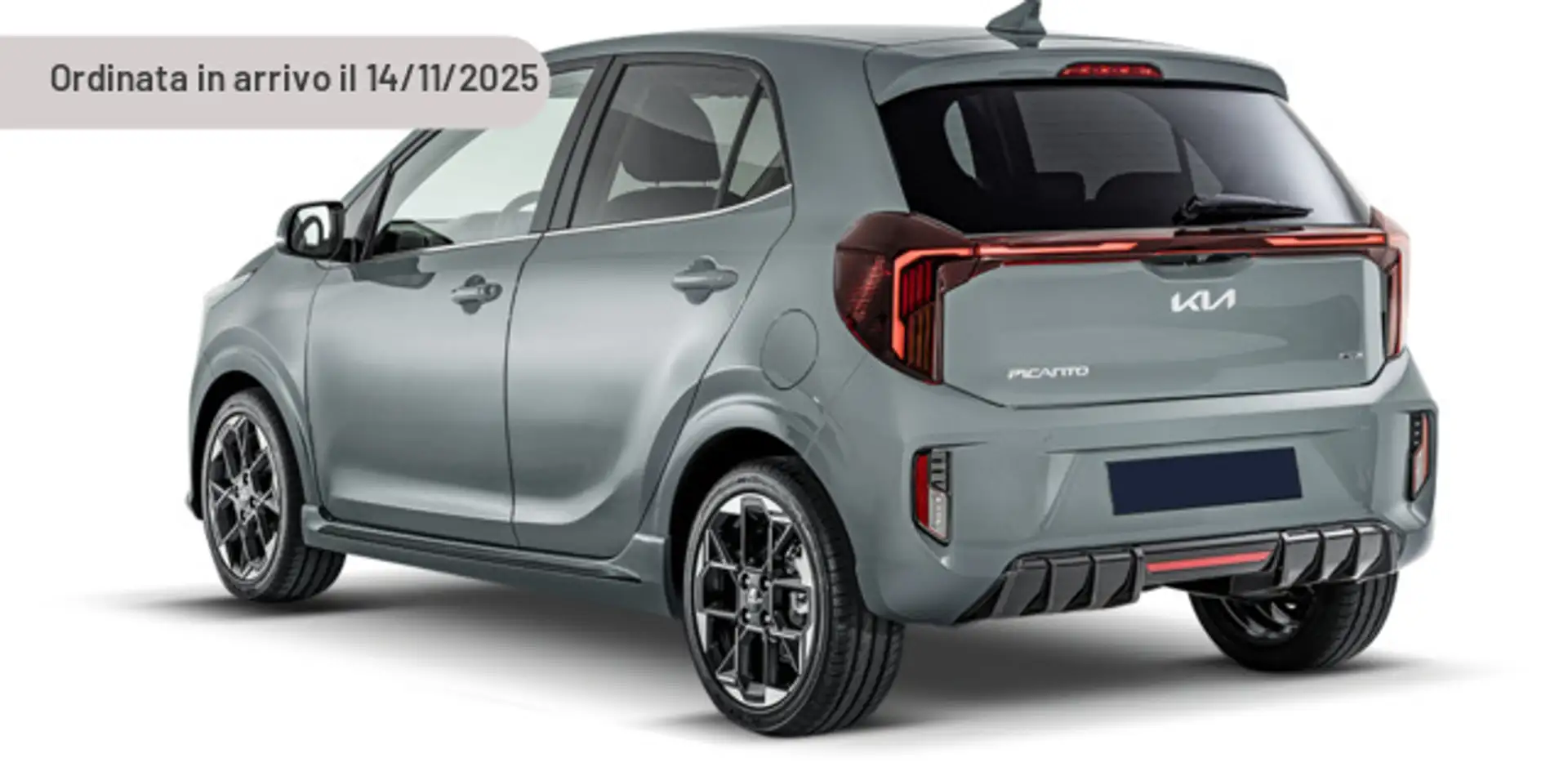 Kia Picanto 1.0 12V 5 porte AMT Urban Fleet Argento - 1