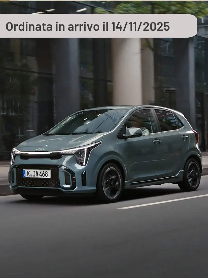 Kia Picanto 1.0 12V 5 porte AMT Urban Fleet Argento - 2