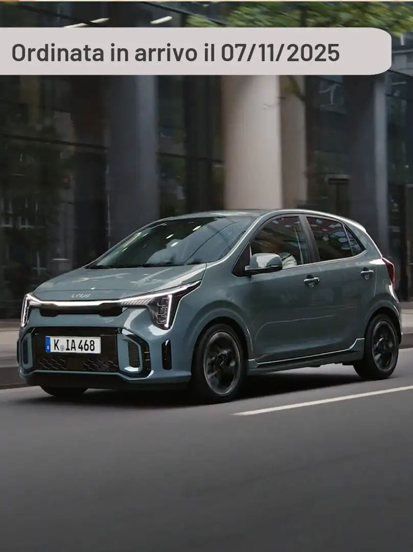 Kia Picanto 1.0 12V 5 porte AMT Urban Fleet Argento - 2