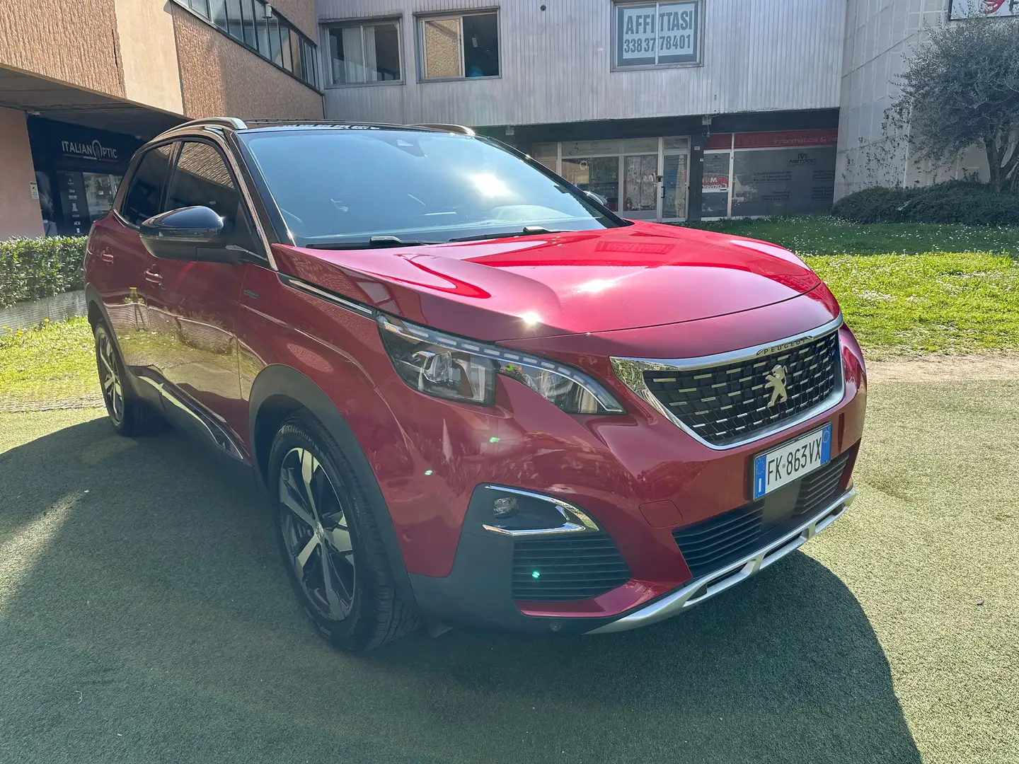 Peugeot 3008 1.2 Puretech GT Line 130CV 57000KM UNIPROPRIETARIO Červená - 2