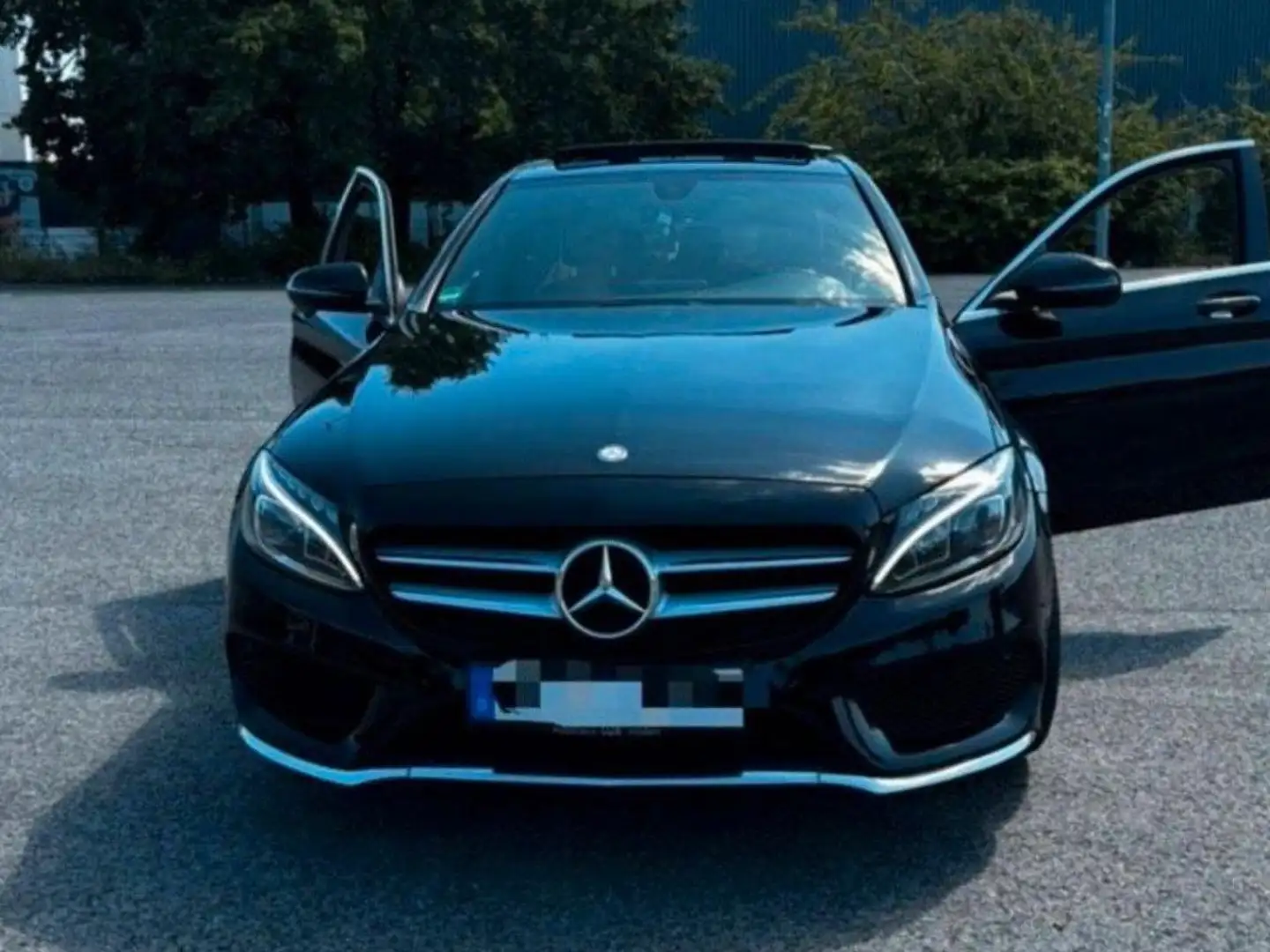 Mercedes-Benz C 300 C 300 7G-TRONIC AMG Line Zwart - 2