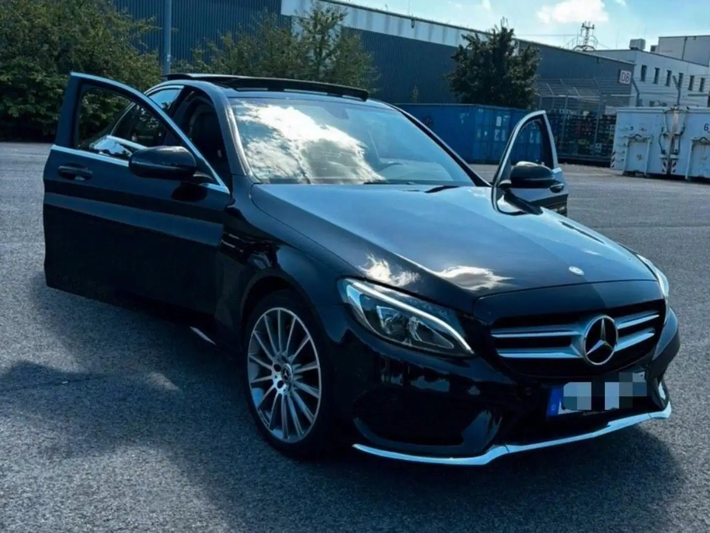 Mercedes-Benz C 300 C 300 7G-TRONIC AMG Line Zwart - 1
