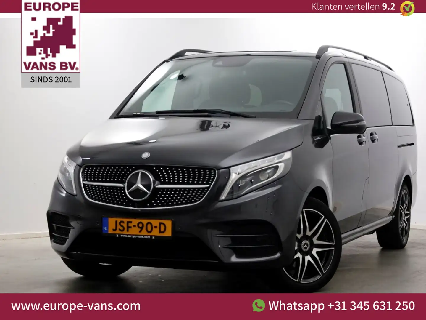Mercedes-Benz V 300 300d 4-MATIC Lang Edition AMG Personenbus INCL. BT Gris - 1