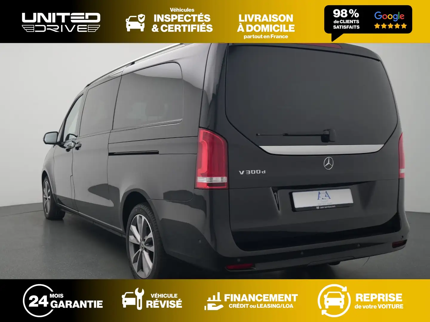 Mercedes-Benz V 300 d Avantgarde-XL 8pl 237ch crna - 2