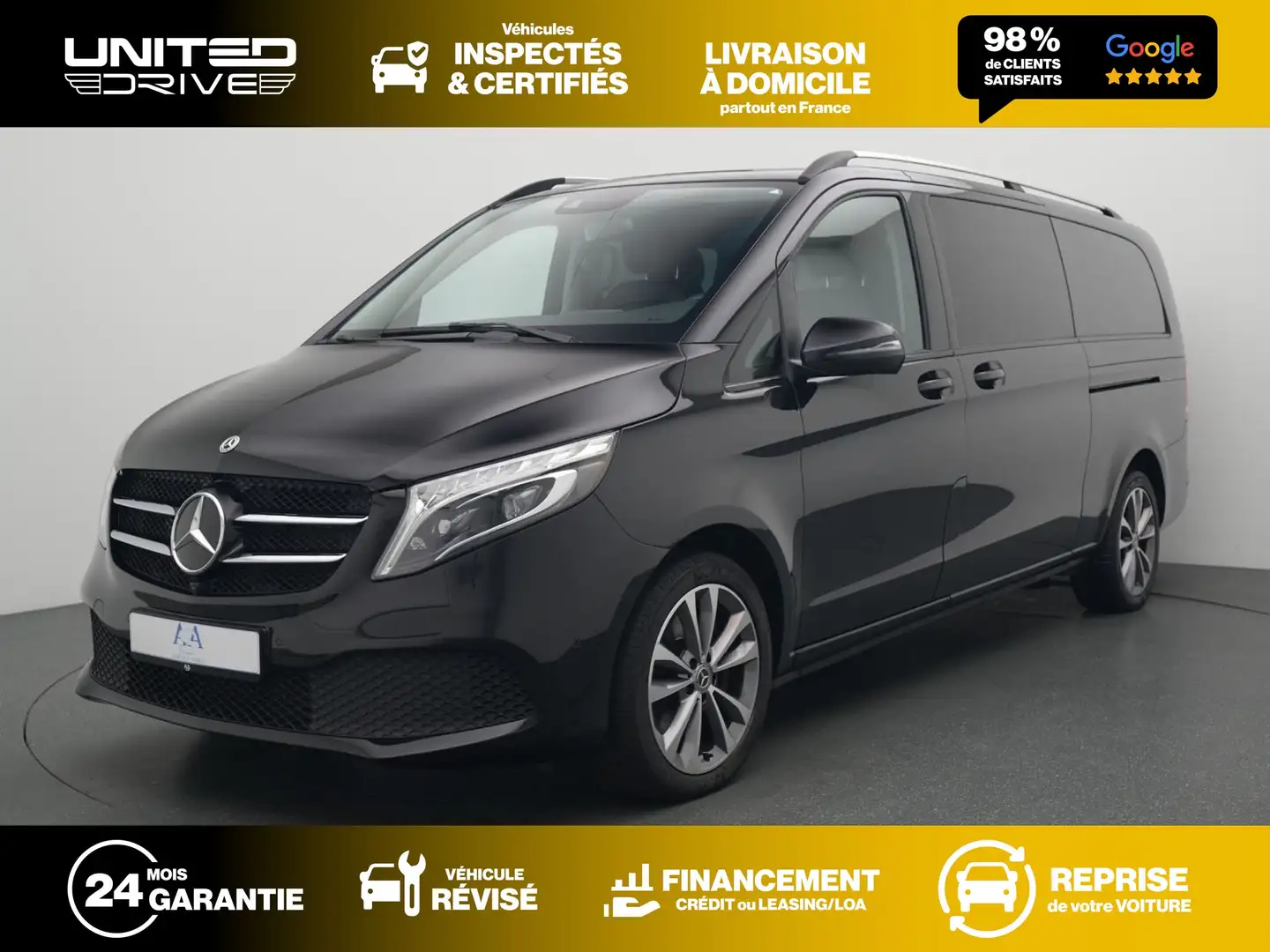 Mercedes-Benz V 300 d Avantgarde-XL 8pl 237ch crna - 1