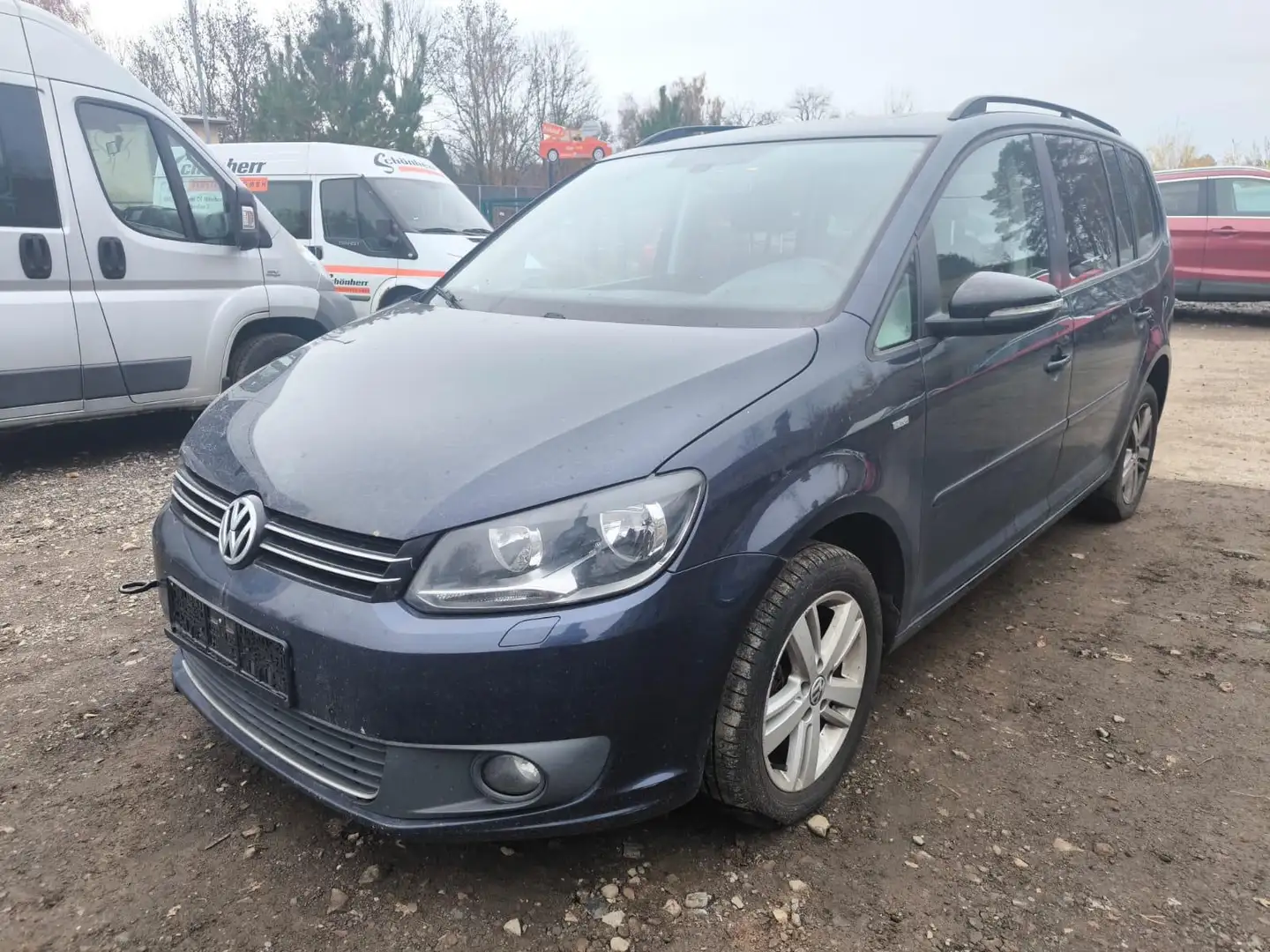 Volkswagen Touran Match BMT 1.6 TDI Motor laut siehe Video Blau - 1