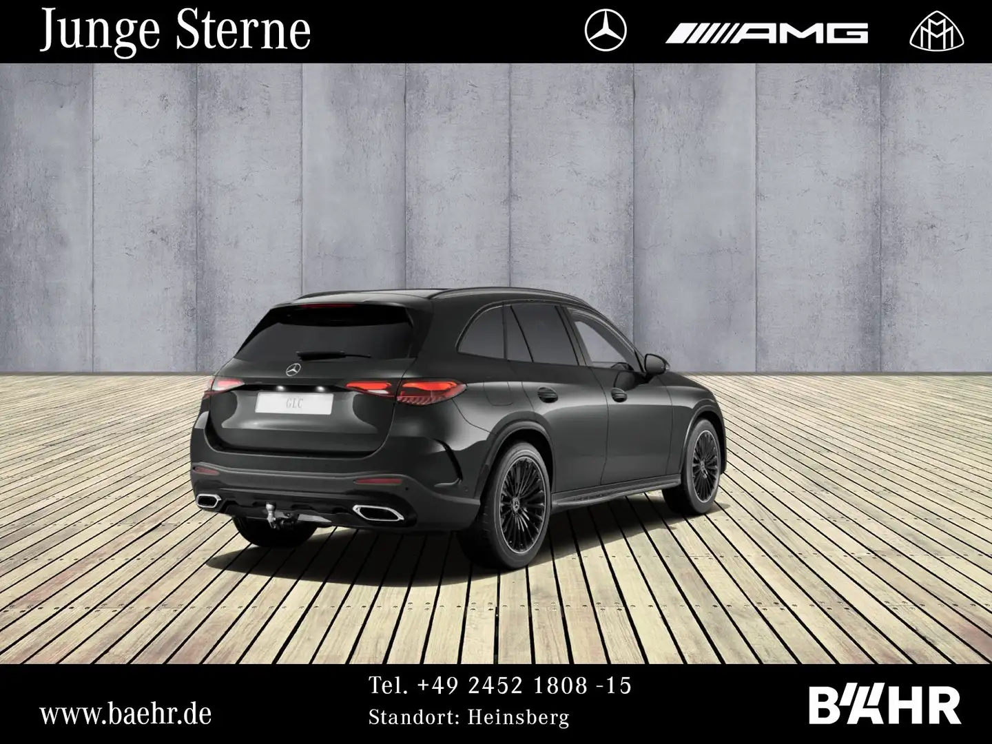 Mercedes-Benz GLC 220 GLC 220 d 4M AMG+Night/Pano/AHK/360°/Totwinkel Grau - 2