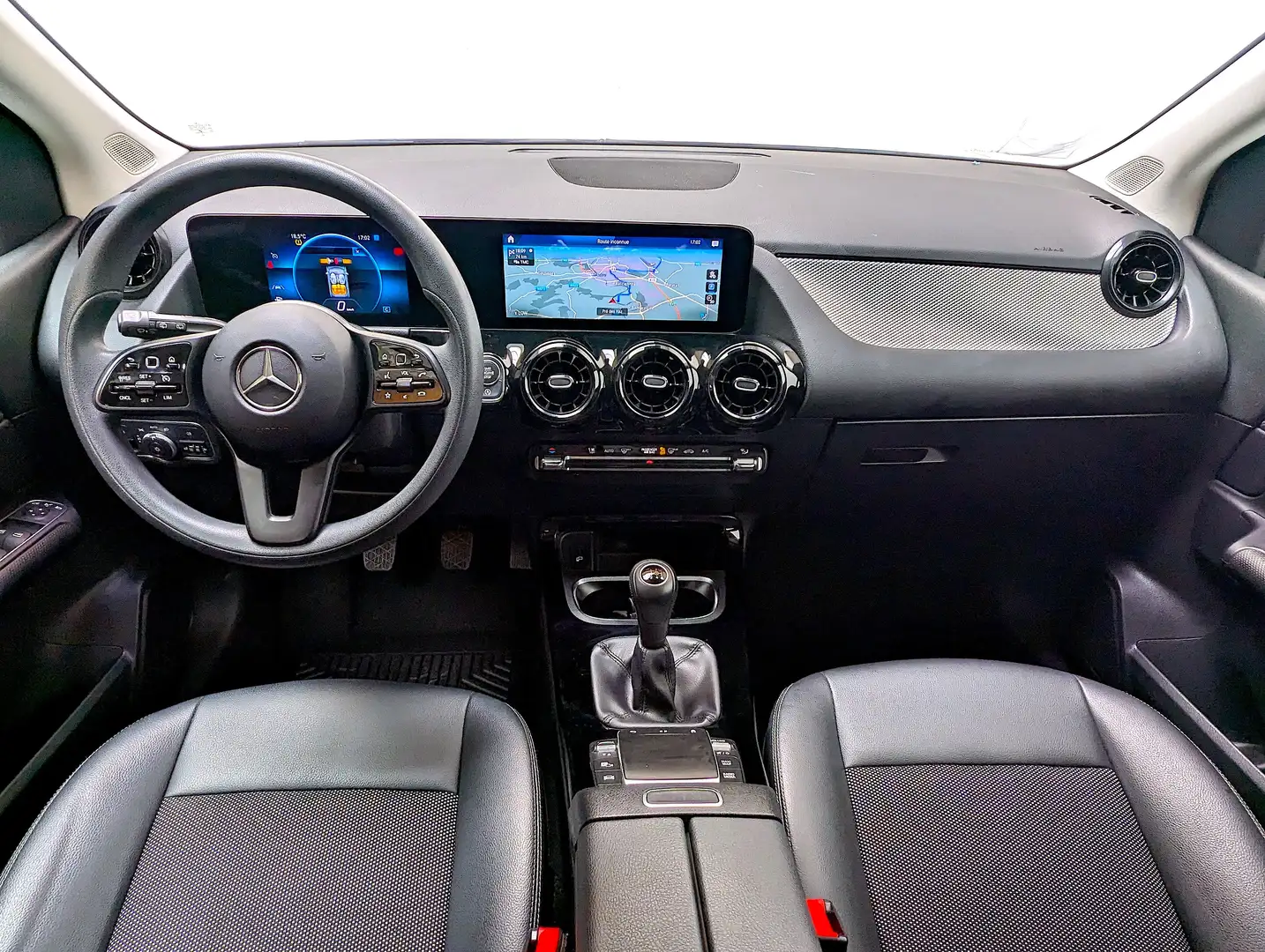 Mercedes-Benz B 160 110Ch -NAVI-CUIR-LED-CAMERA-CRUISE-GARANTI Zwart - 2
