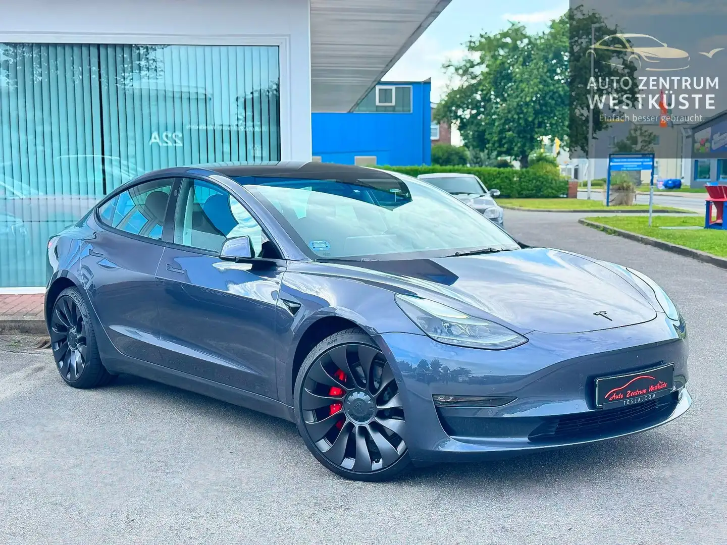 Tesla Model 3 Performance Dual AWD FSD 20" 82 kWH Grau - 1