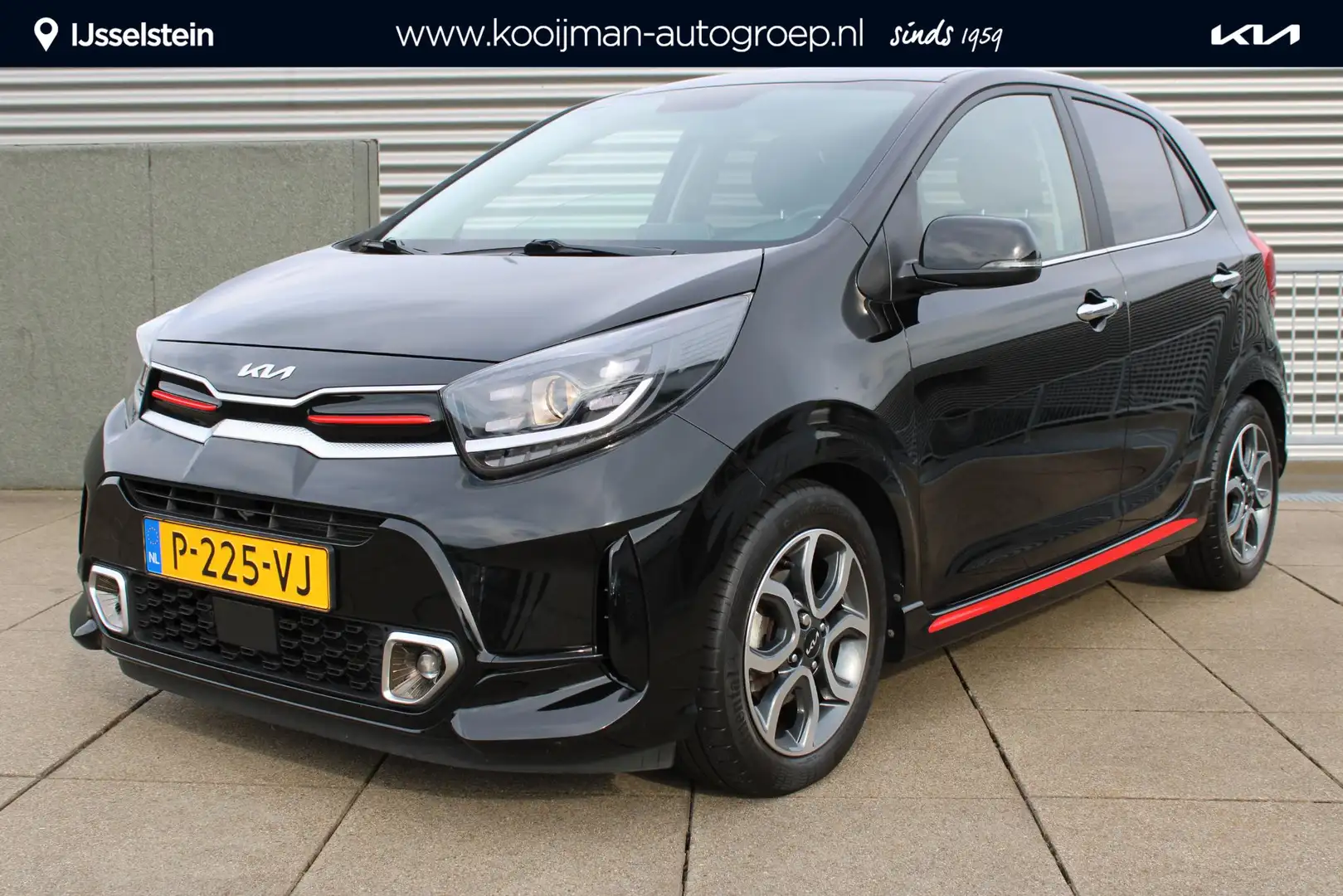 Kia Picanto 1.0 DPi GT-Line Navigatie / Camera / Leder / Carpl Zwart - 1