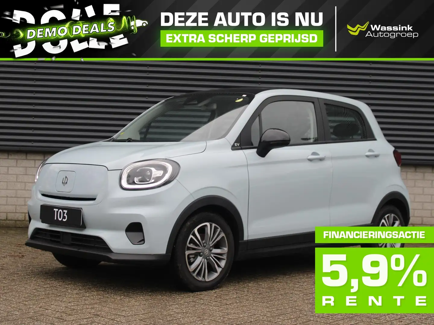 Leapmotor T03 EV I DEMO DEAL I 37,3 kWh 95pk Design I Adaptive C Bleu - 1