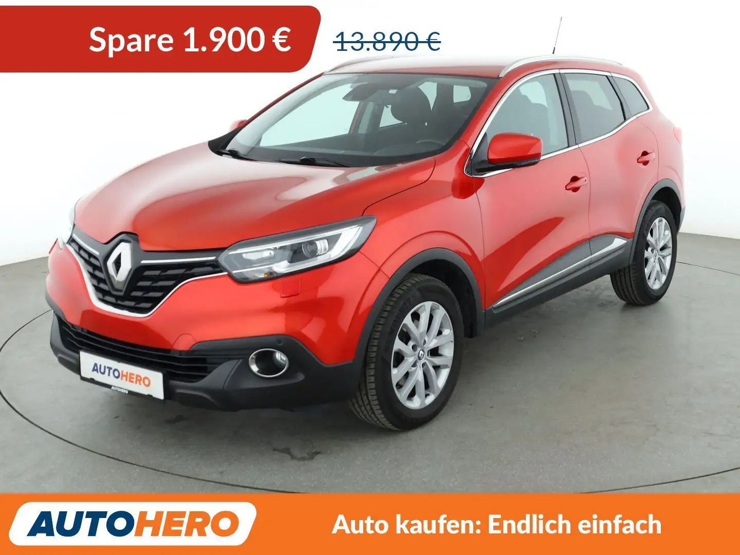 Renault Kadjar 1.6 dCi Energy Experience*PDC*SHZ*KLIMA*TEMPO* Rojo - 1