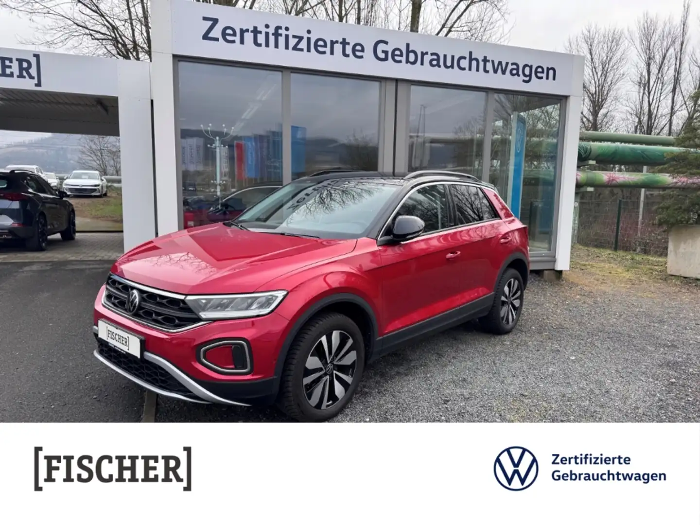 Volkswagen T-Roc 1.5TSI Move Navi LED AHK DAB Rear View Rot - 1